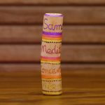 Tótem de madera para la meditación, que recuerda las fases de la evolución espiritual