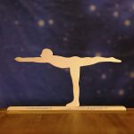 Postura de yoga "El guerrero III"