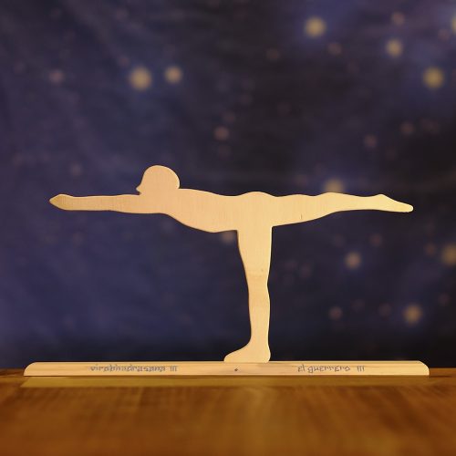 Postura de yoga "El guerrero III"