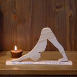 Postura de yoga "El perro boca abajo"