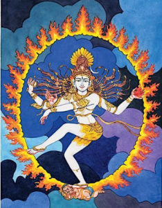 imagen de el dios shiva natarajana, el dios de la danza cósmica