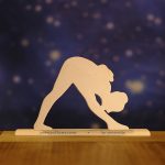 Postura de yoga "La Pirámide"