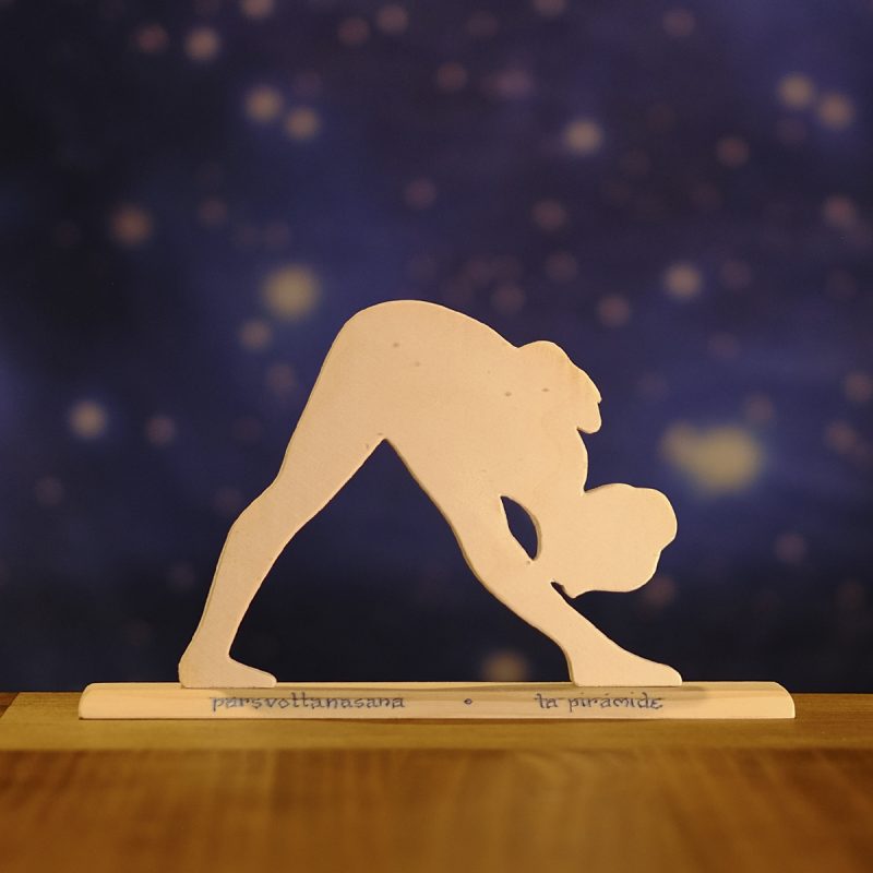 Postura de yoga "La Pirámide"