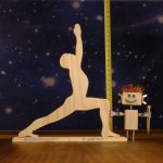 Postura de yoga "El Guerrero I"