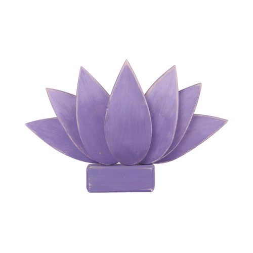 Flor de loto morada de 7 pétalos