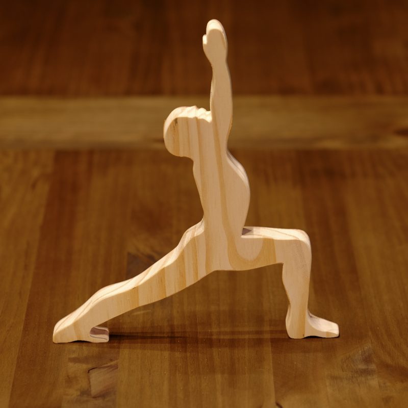 Postura de yoga "El Guerrero I"