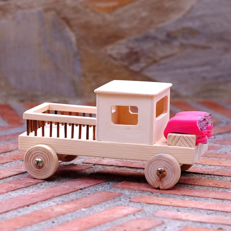 Camión molón - faros fucsia