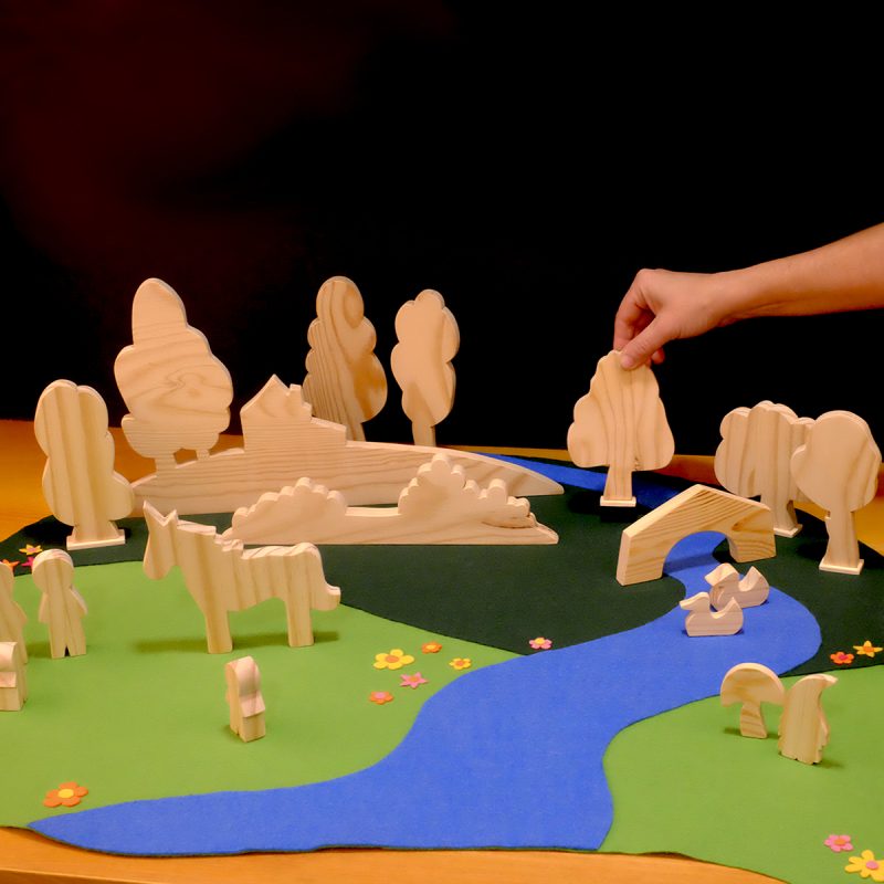 Mini mundo "Palo-Bosque"
