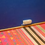 Cuadro de la Fortaleza de la Mota - Luna Creciente: detalle posterior de las baterías de iluminación LED