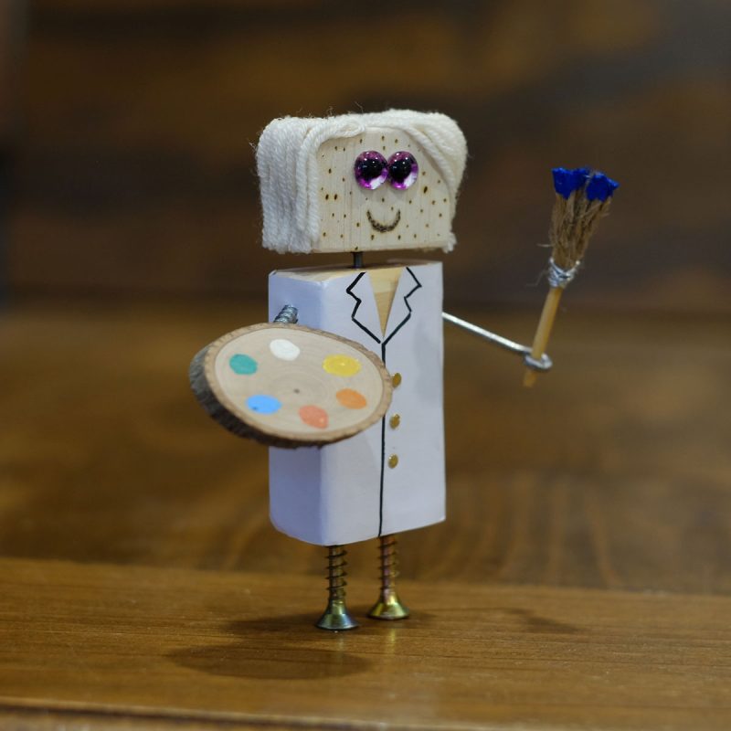 regalo personalizado pintora