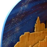 Regalo Alcalá la Real, cuadro de madera tridimensional y con luz