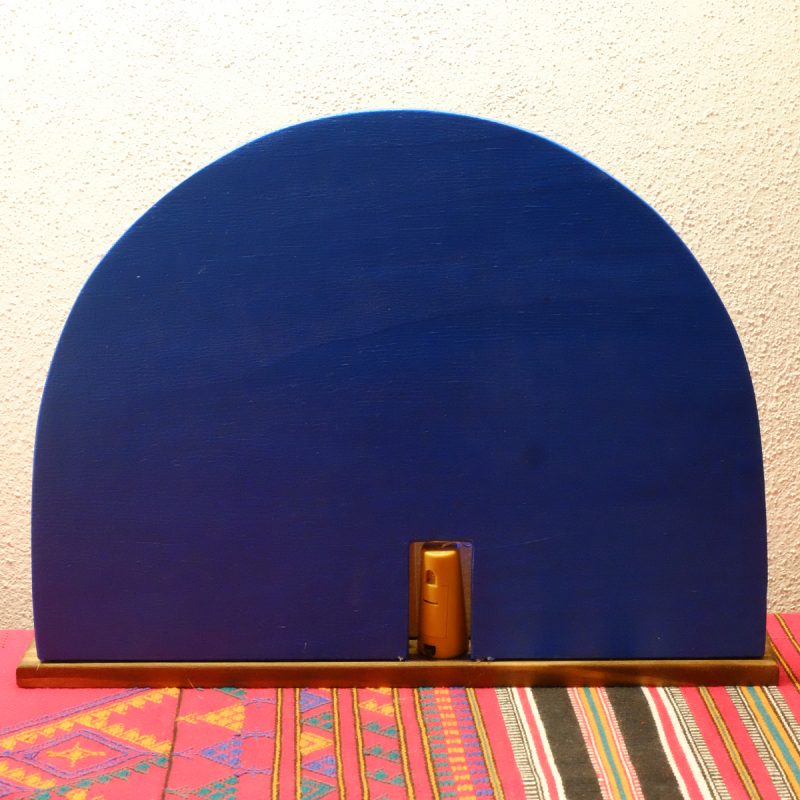 Vista posterior del cuadro tridimensional de madera de Alcalá la Real Jaén.