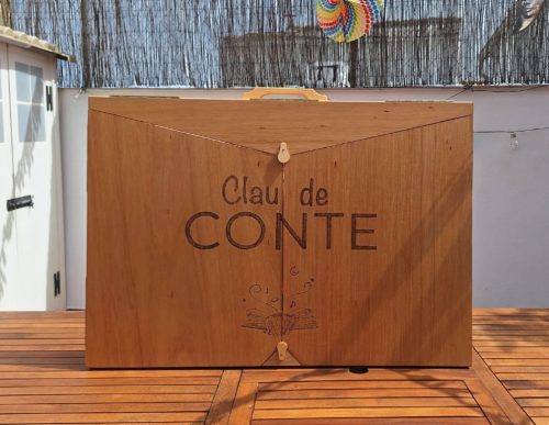 El Kamishibai a medida y personalizado, con pirograbado